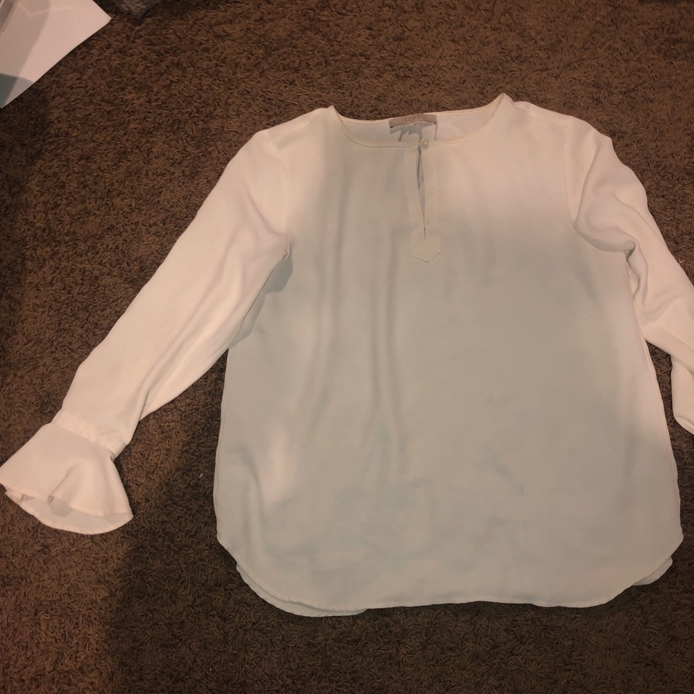Loft Bell Sleeve Blouse